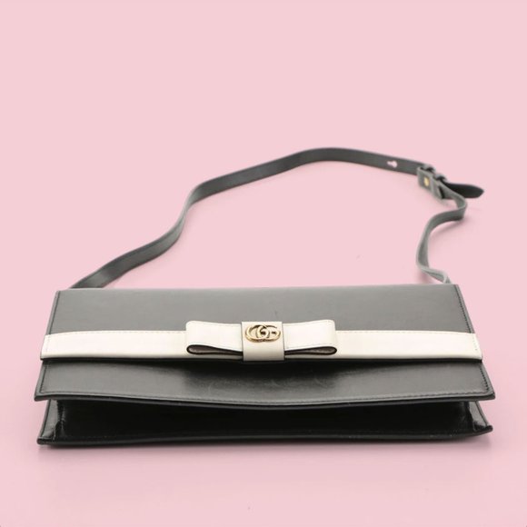 RARE Gucci Japan Exclusive Marmont Bow Flap Shoulder Bag - Picture 3 of 10